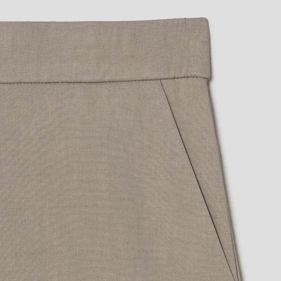 Theory Women Good Crunch Pull On Shorts - Soft Taupe