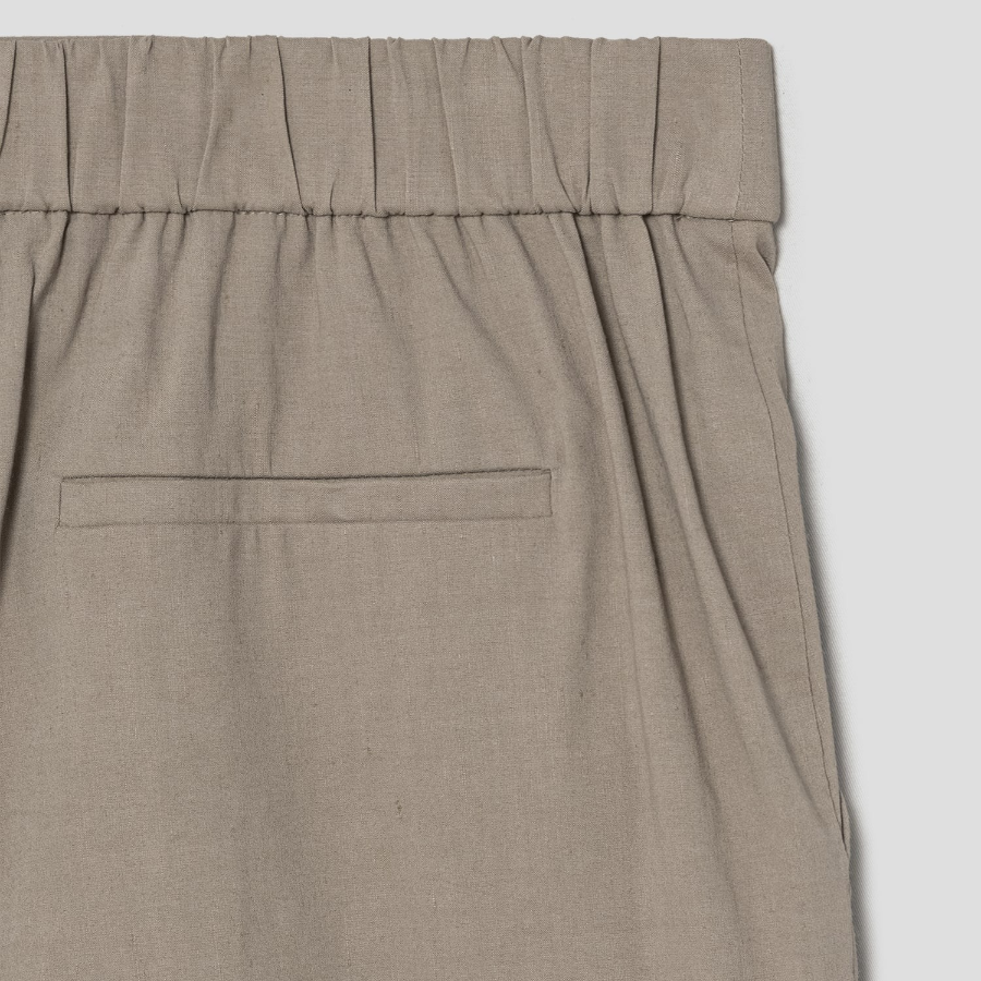 Theory Women Good Crunch Pull On Shorts - Soft Taupe