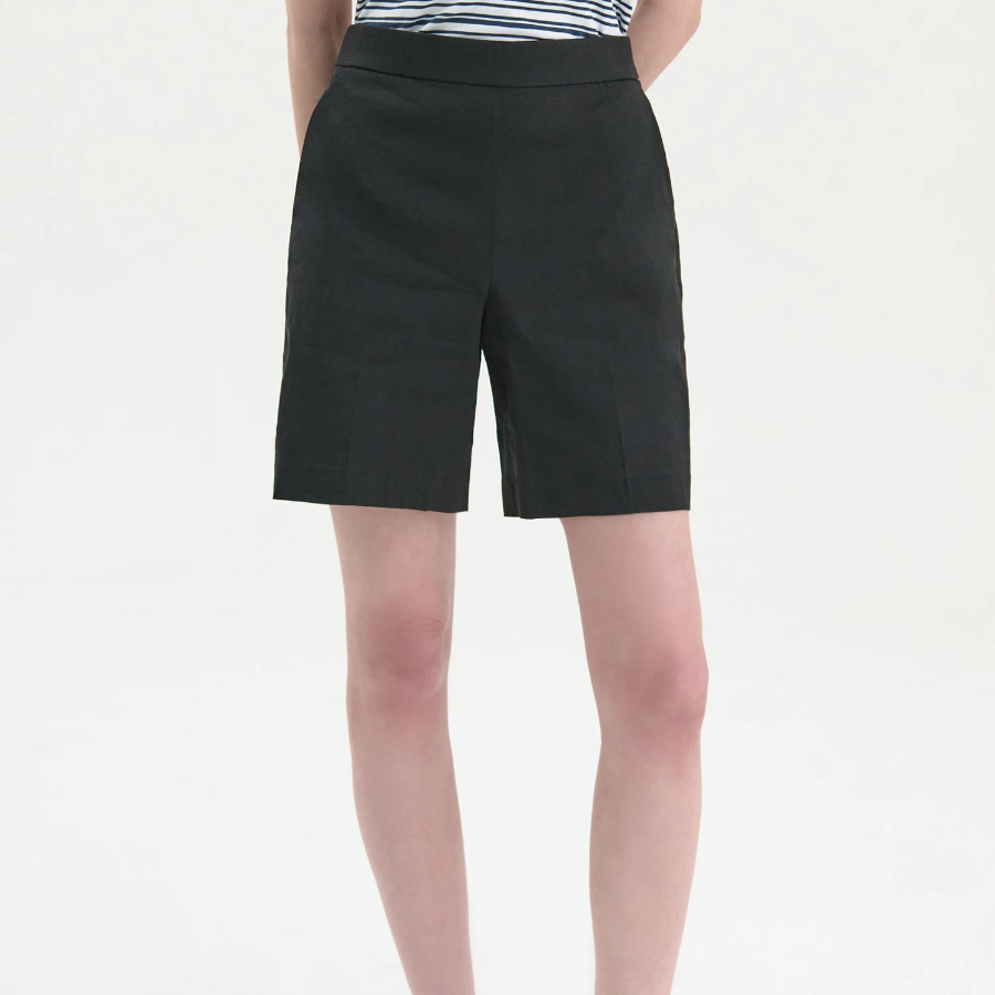 Theory Women Good Crunch Pull On Shorts - Black