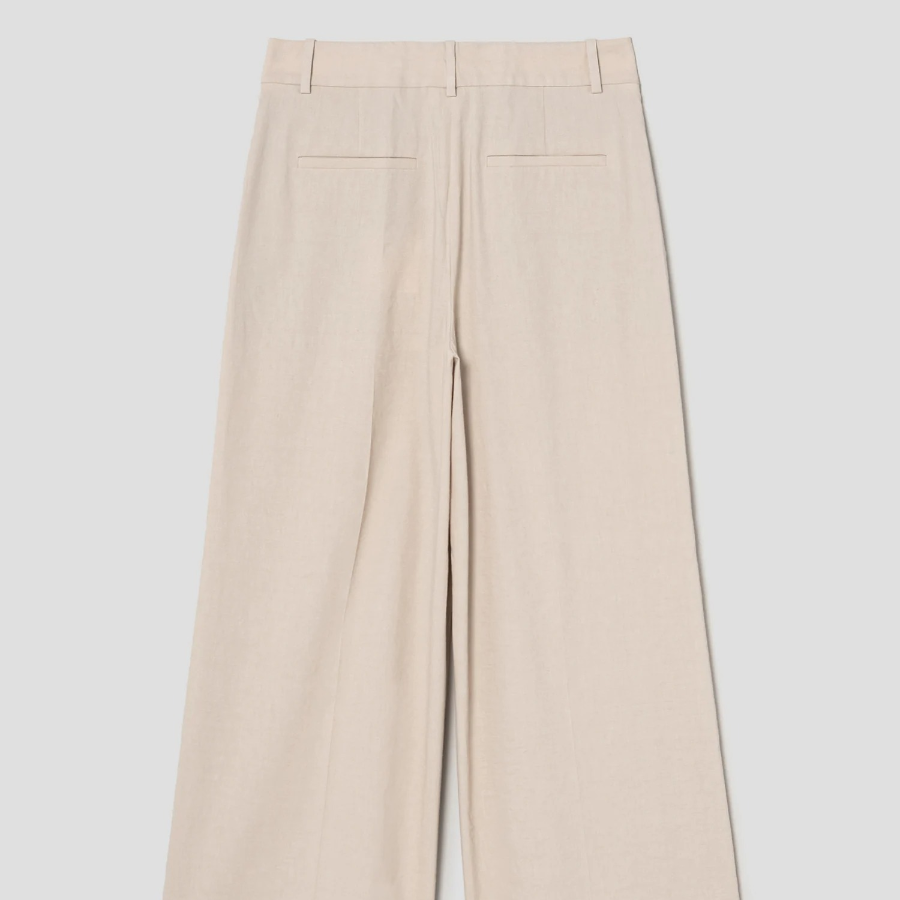 Theory Women Good Crunch Highwaist Trouser - Straw