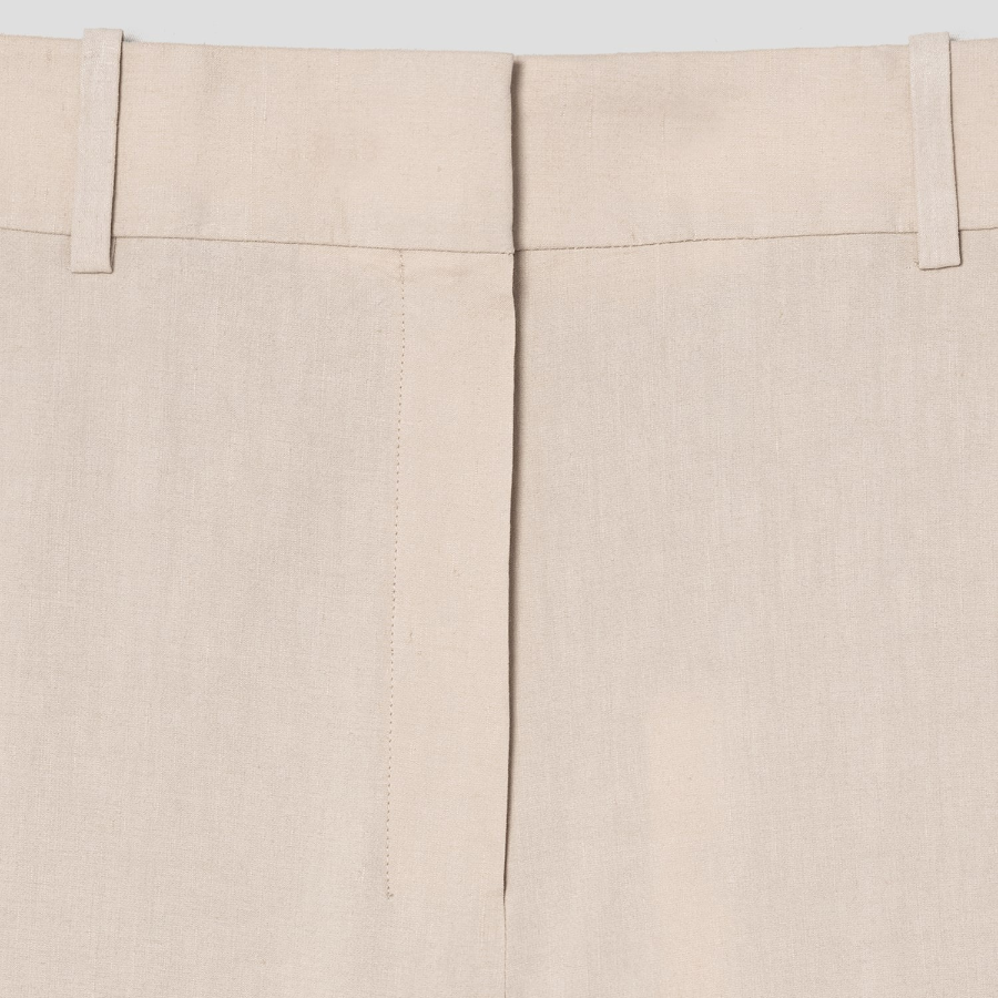 Theory Women Good Crunch Highwaist Trouser - Straw