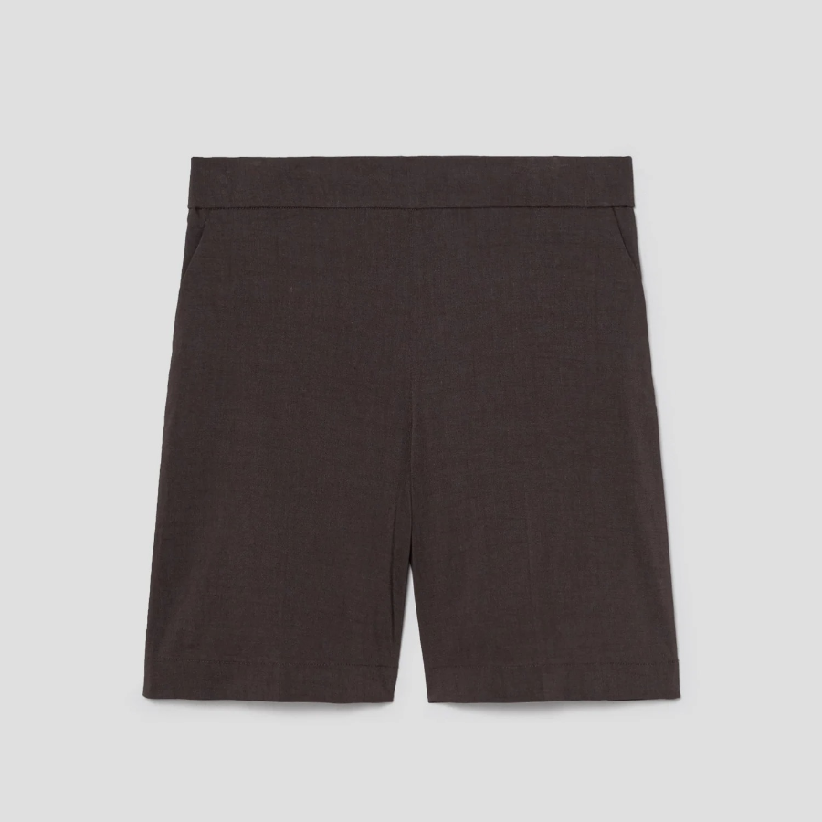 Theory Women Good Crunch Pull On Shorts - Coffee