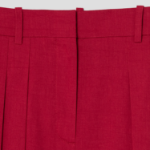 Theory Women Good Crunch Pleated Front Short - Cherry