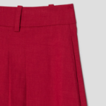 Theory Women Good Crunch Pleated Front Short - Cherry