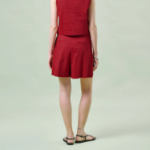 Theory Women Good Crunch Pleated Front Short - Cherry