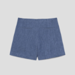 Theory Women Denim Crunch Short - Light Denim