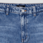 Theory Women Drape Denim Wide Straight Denim Pants - Light Indigo