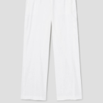 Theory Women White Crunch Drawcord Pull On Pants - White