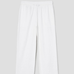 Theory Women White Crunch Drawcord Pull On Pants - White