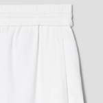 Theory Women White Crunch Drawcord Pull On Pants - White