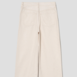 Theory Women Soft Denim High Waist Wide Jean - Ecru