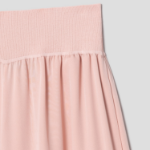 Theory Women Silk Combo Rib Waistband Pants - Pink Sand