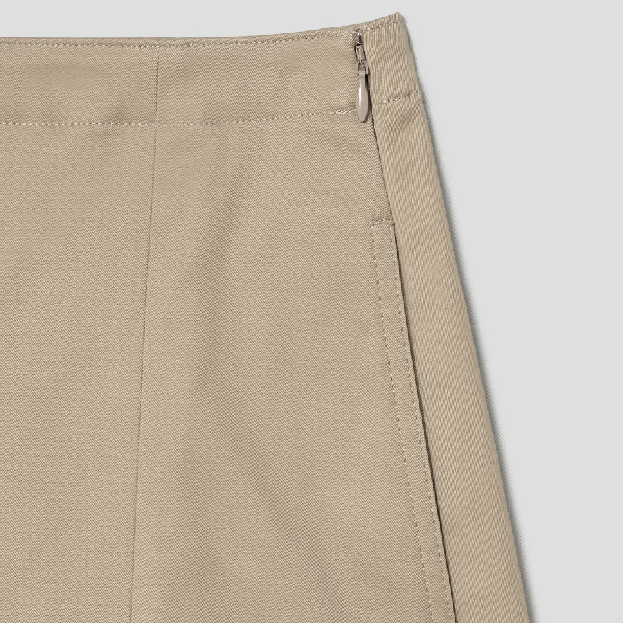 Theory Women Cotton Chino Short - Trench