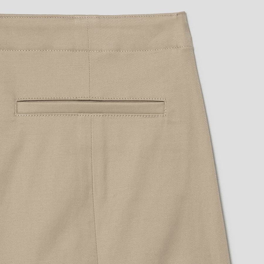 Theory Women Cotton Chino Short - Trench