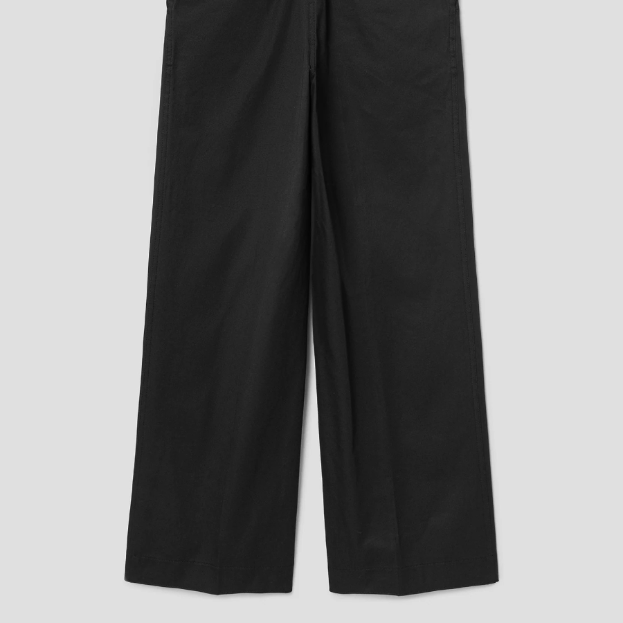 Theory Women Cotton Chino Classic Pants - Black