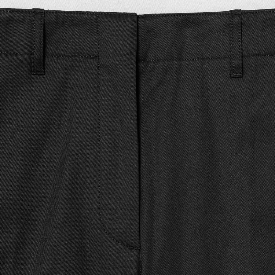 Theory Women Cotton Chino Classic Pants - Black