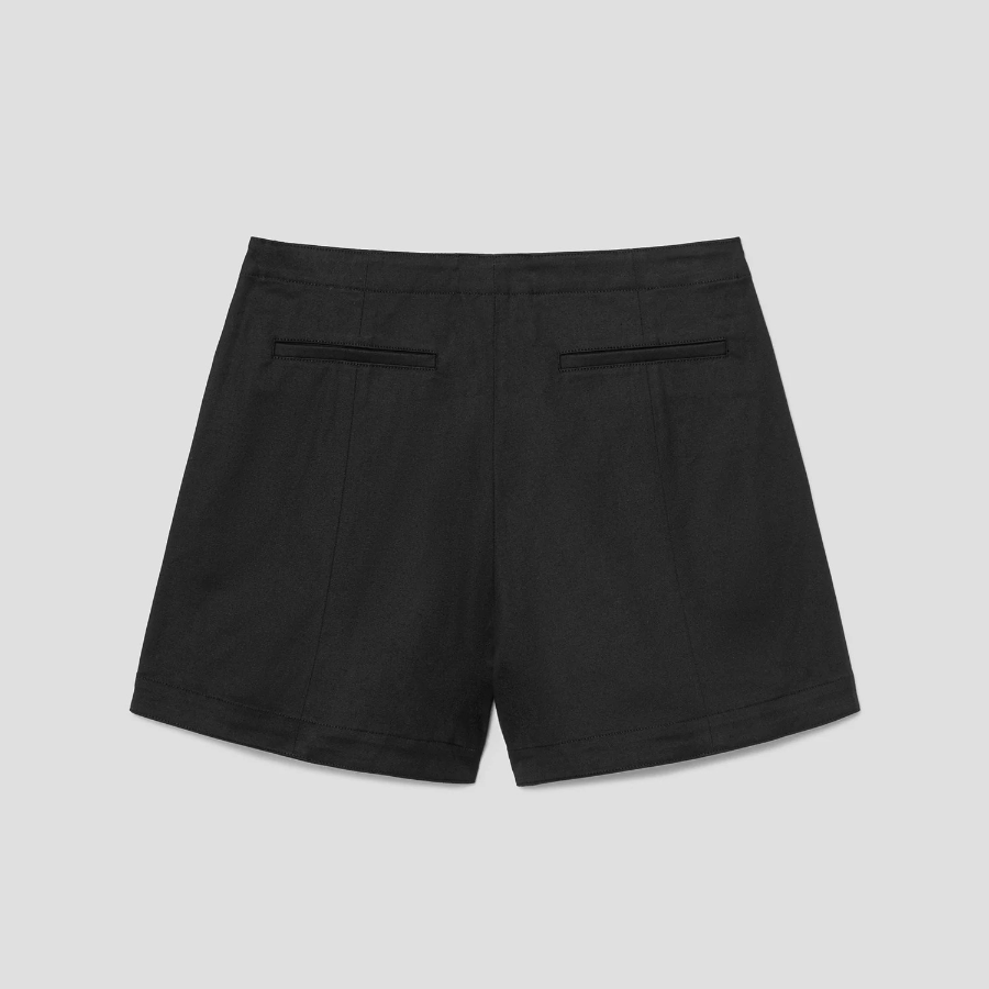 Theory Women Cotton Chino Short - Black