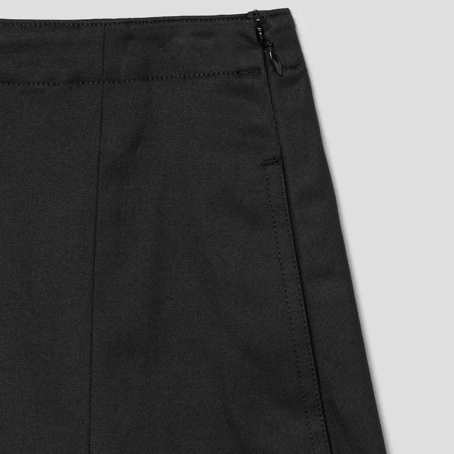 Theory Women Cotton Chino Short - Black