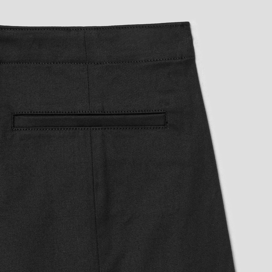 Theory Women Cotton Chino Short - Black