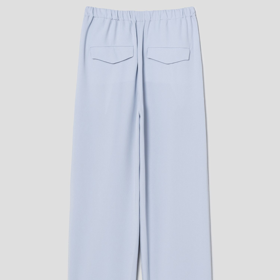 Theory Women Admiral Crepe Pleated Casual Pants - Pearl Blue