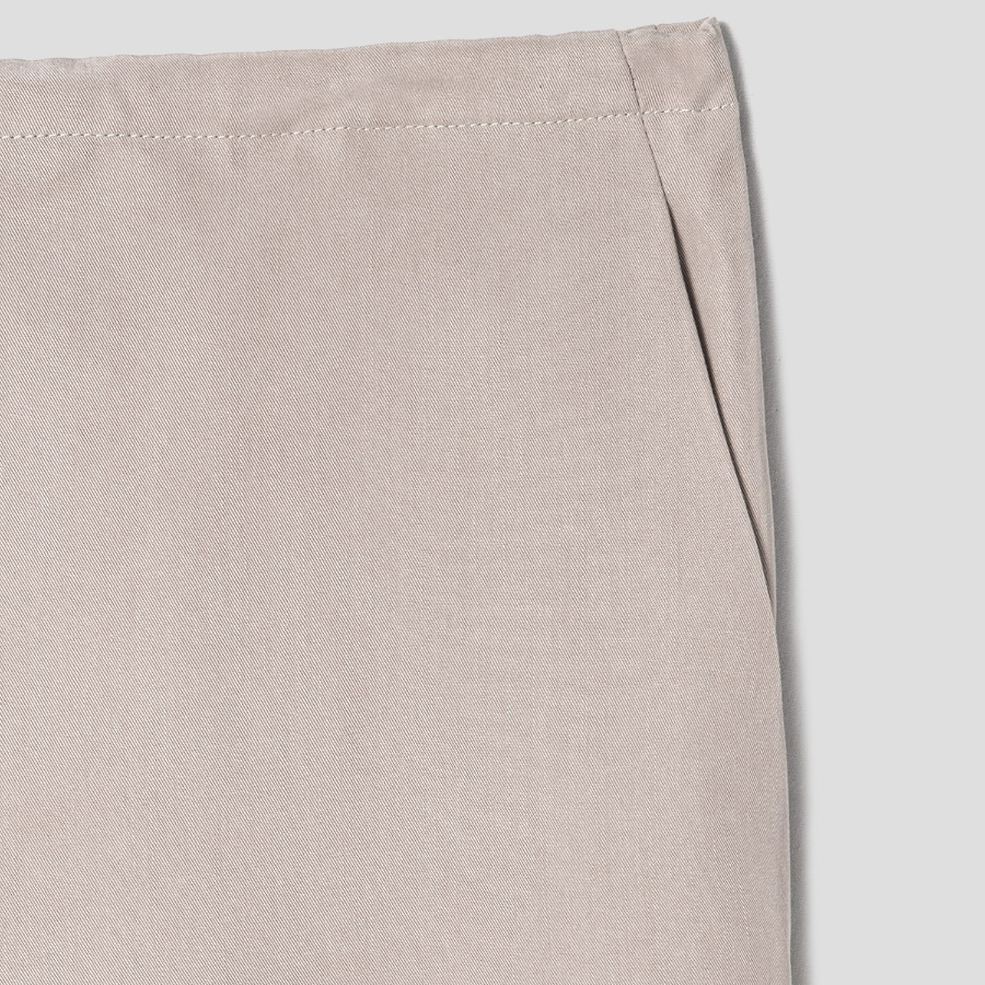 Theory Women Fluid Lyocell Pull On Wide Jogger Pants - Soft Taupe