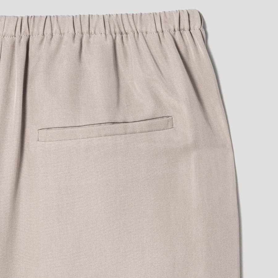 Theory Women Fluid Lyocell Pull On Wide Jogger Pants - Soft Taupe