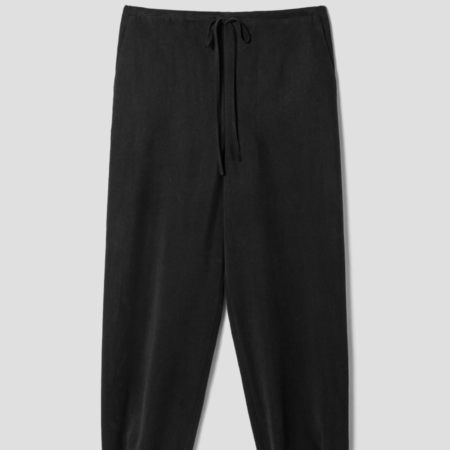 Theory Women Fluid Lyocell Pull On Wide Jogger Pants - Black