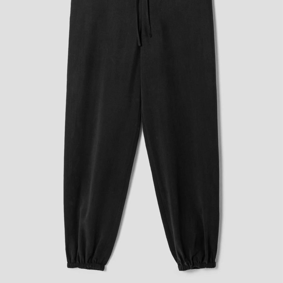 Theory Women Fluid Lyocell Pull On Wide Jogger Pants - Black