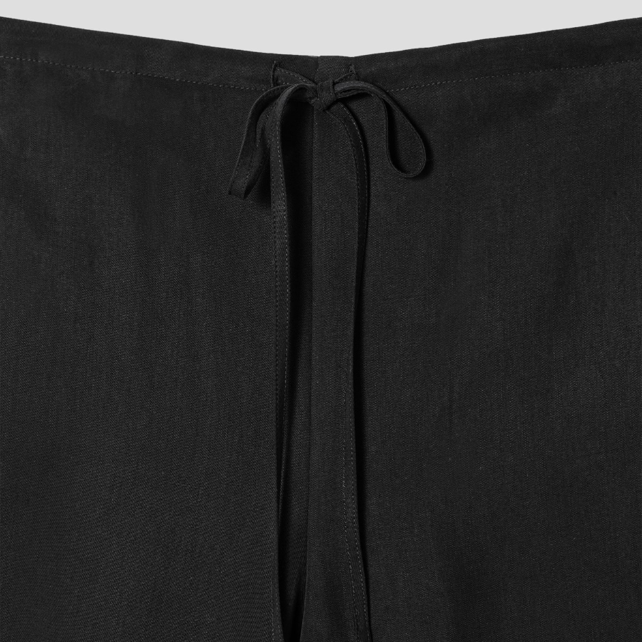 Theory Women Fluid Lyocell Pull On Wide Jogger Pants - Black