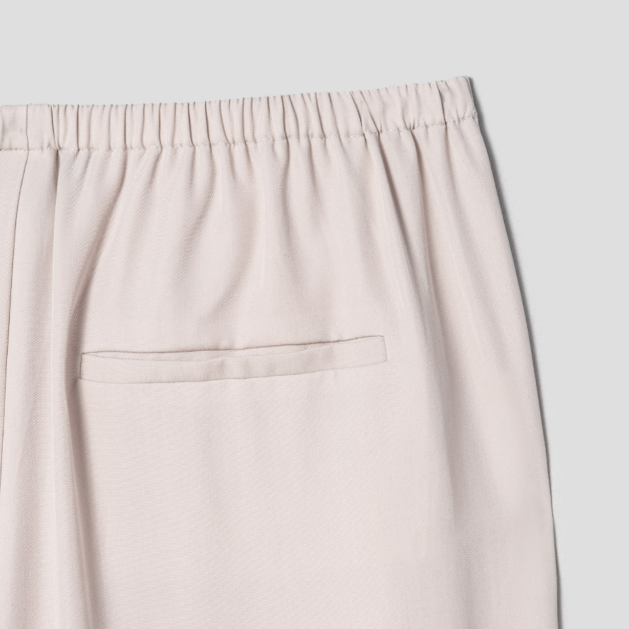 Theory Women Fluid Lyocell Pull On Wide Jogger Pants - New Sand