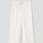 Theory Women Poly Georgette Drawstring Pants - Ivory