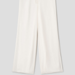 Theory Women Poly Georgette Drawstring Pants - Ivory