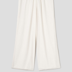 Theory Women Poly Georgette Drawstring Pants - Ivory