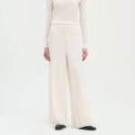 Theory Women Poly Georgette Drawstring Pants - Ivory