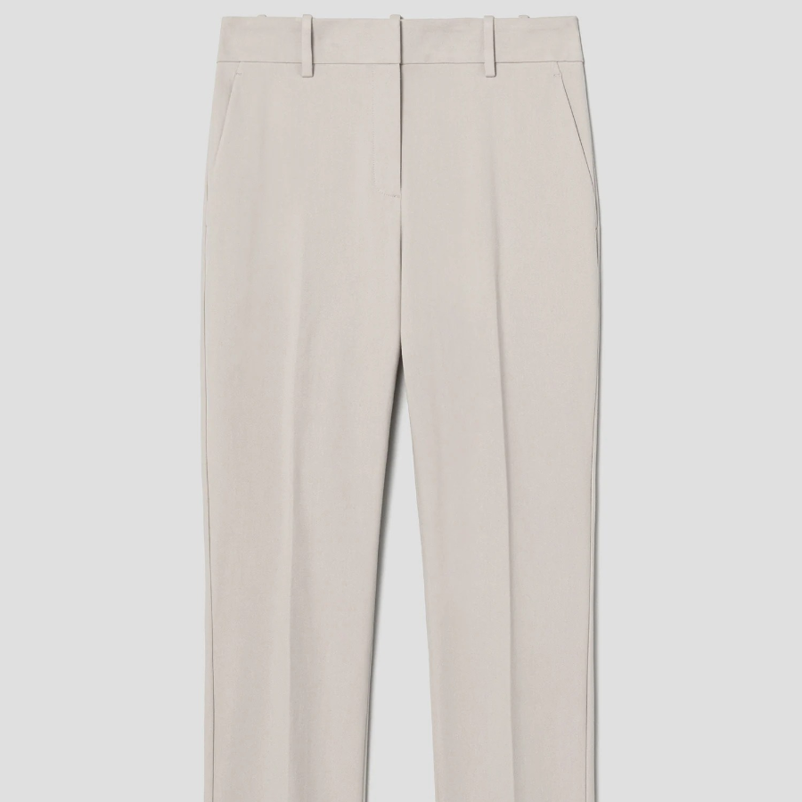 Theory Women Bistretch Treeca Slim Straight Pants - New Sand
