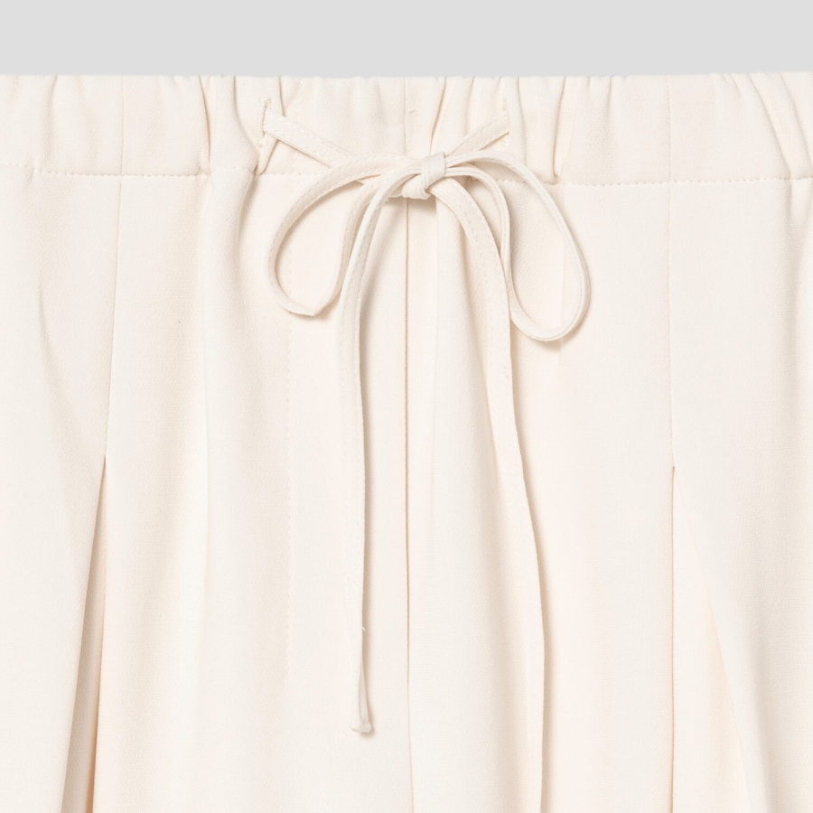 Theory Women Admiral Crepe Pleated Casual Pant - Rice