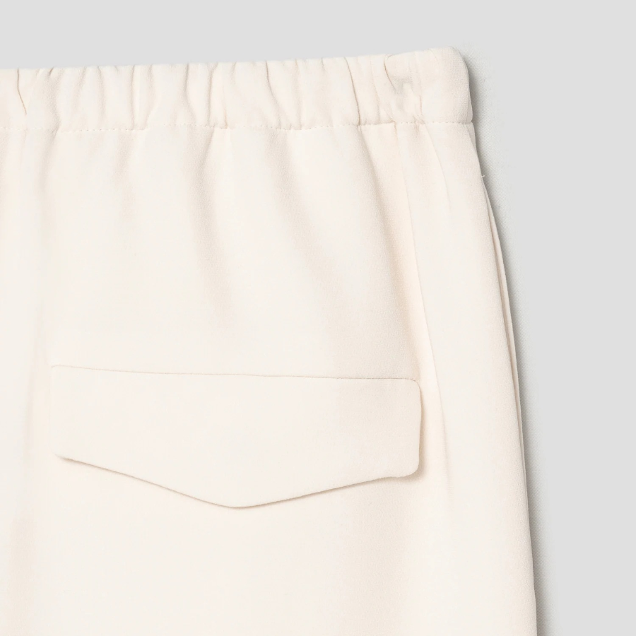 Theory Women Admiral Crepe Pleated Casual Pant - Rice