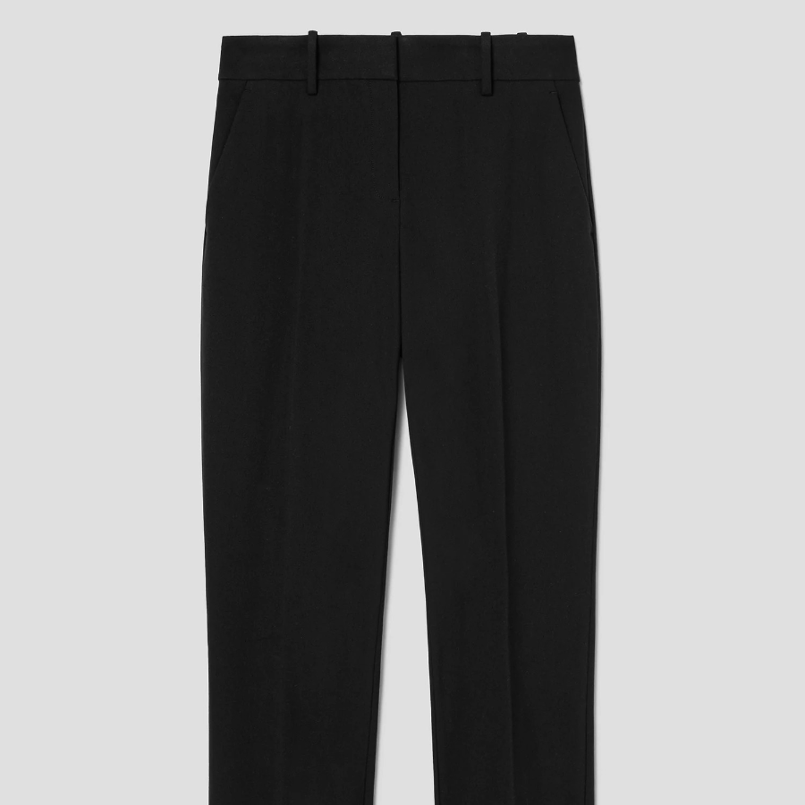 Theory Women Bistretch Treeca Slim Straight Pants - Black
