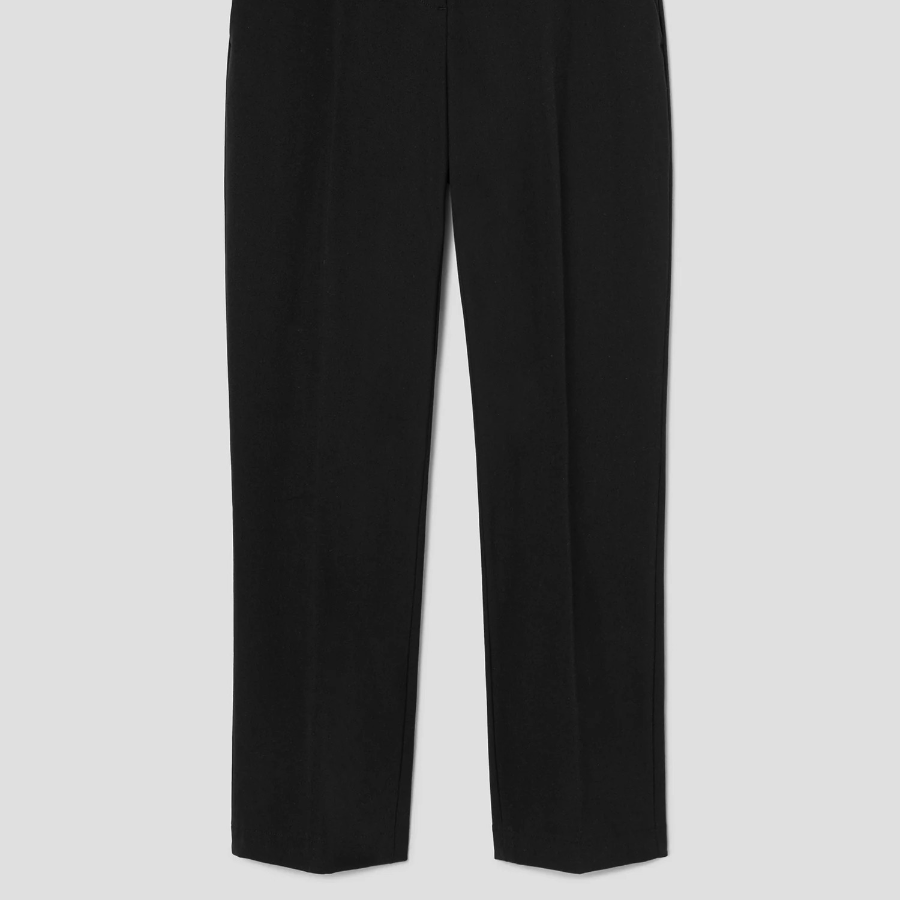 Theory Women Bistretch Treeca Slim Straight Pants - Black