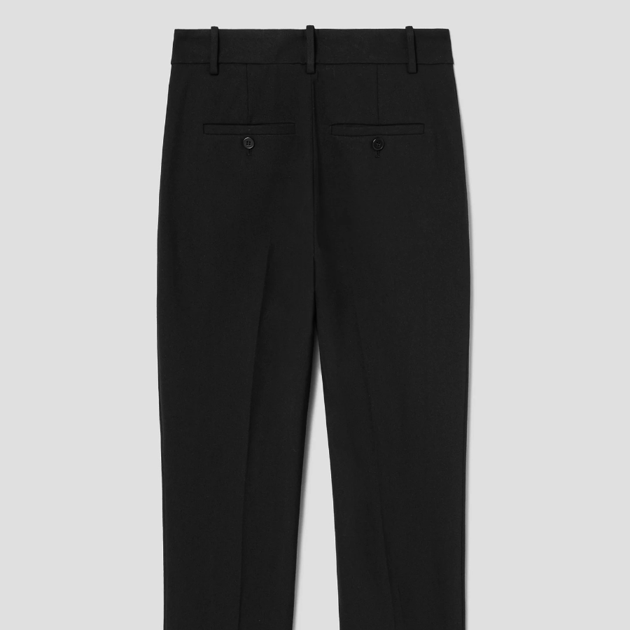 Theory Women Bistretch Treeca Slim Straight Pants - Black