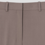 Theory Women Traceable Wool Wide Straight Trouser - Charcoal Melange