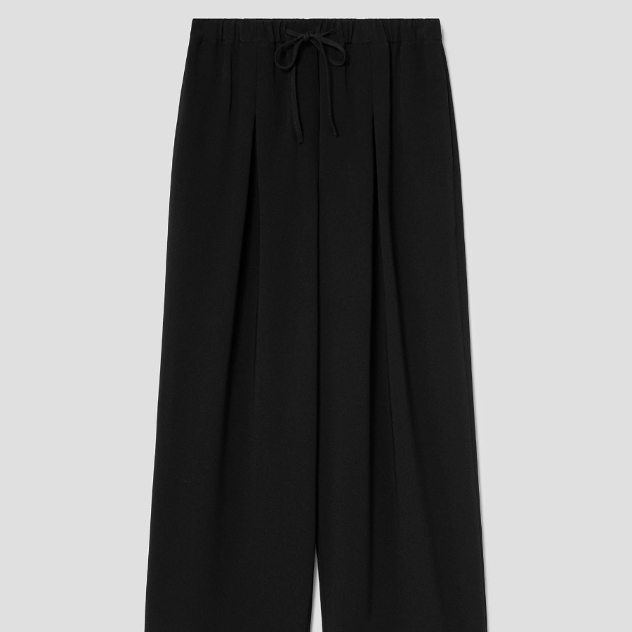 Theory Women Admiral Crepe Pleated Casual Pants - Black