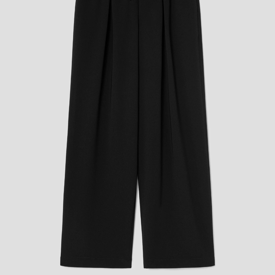 Theory Women Admiral Crepe Pleated Casual Pants - Black