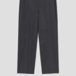 Theory Women Traceable Wool High Waist Pants - Charcoal Melange