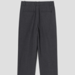 Theory Women Traceable Wool High Waist Pants - Charcoal Melange