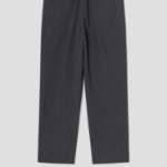 Theory Women Traceable Wool High Waist Pants - Charcoal Melange