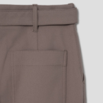 Theory Women Neoteric Twill Utility Wide Pant - Walnut