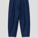 Theory Women Relaxed Denim Drop Curved Pants - Indigo