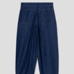 Theory Women Relaxed Denim Drop Curved Pants - Indigo