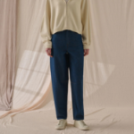 Theory Women Relaxed Denim Drop Curved Pants - Indigo